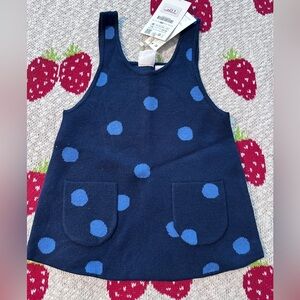 Zara Blue Polka Dot Dress
